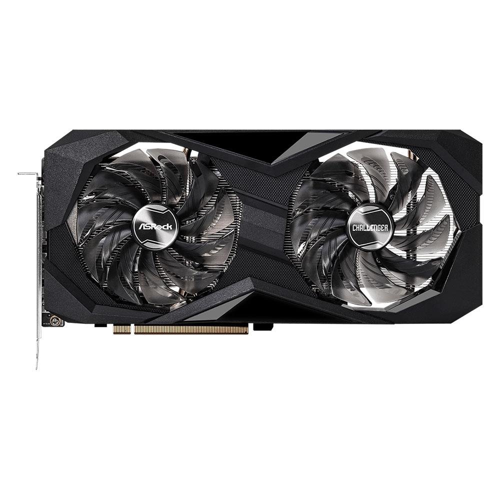 Placa de Vídeo RX 6600 XT Challenger D 8G OC ASRock AMD Radeon, 8GB GDDR6, Arquitetura RDNA, Ray Tracing - RX6600XT CLD 8GO