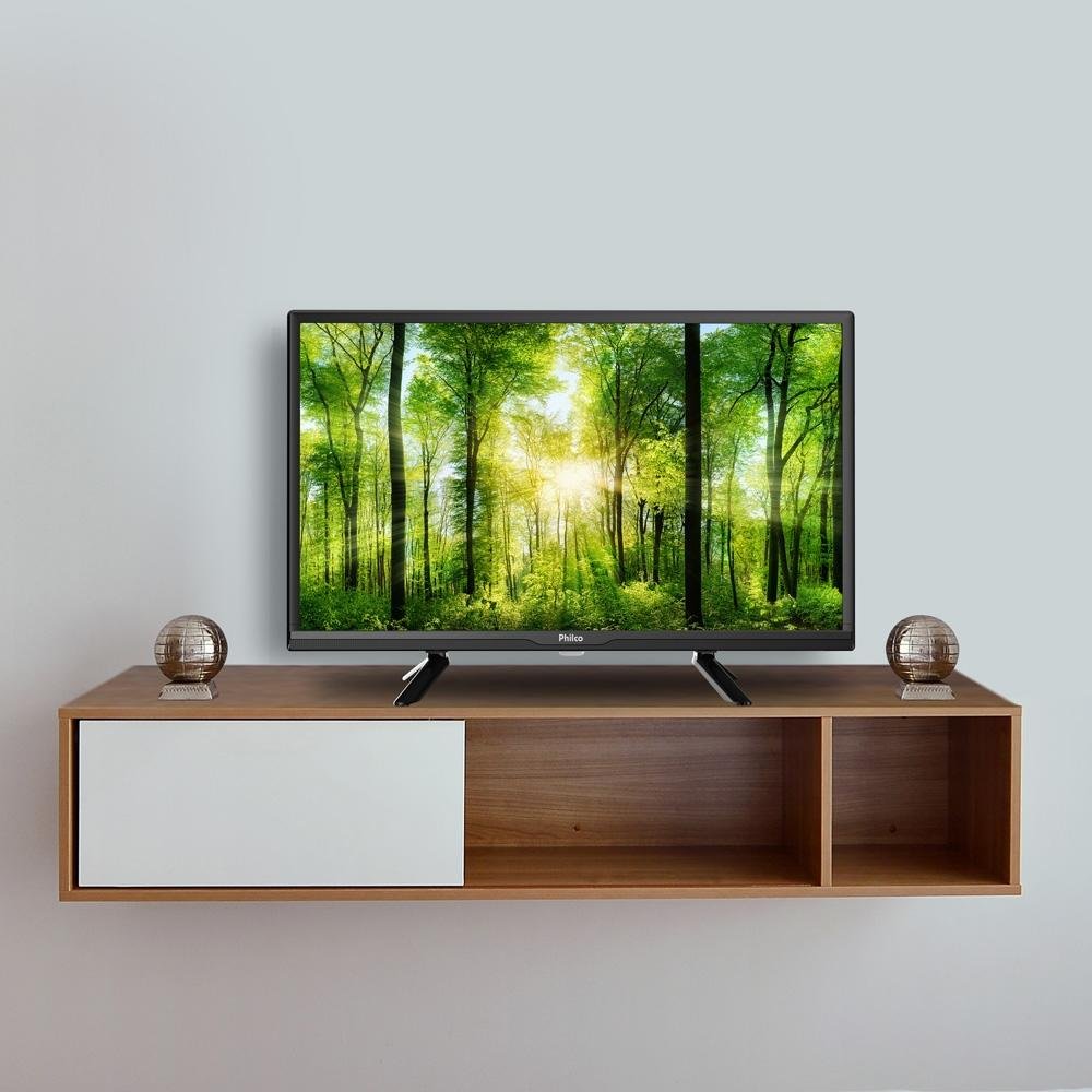 TV Philco 24 Polegadas HD, 2 HDMI, USB, LED, Conversor e Receptor Digital, Preto - PTV24G50DCH TV Philco 24 Polegadas HD, 2 HDMI, USB, LED, Conversor e Receptor Digital, Preto - PTV24G50DCH