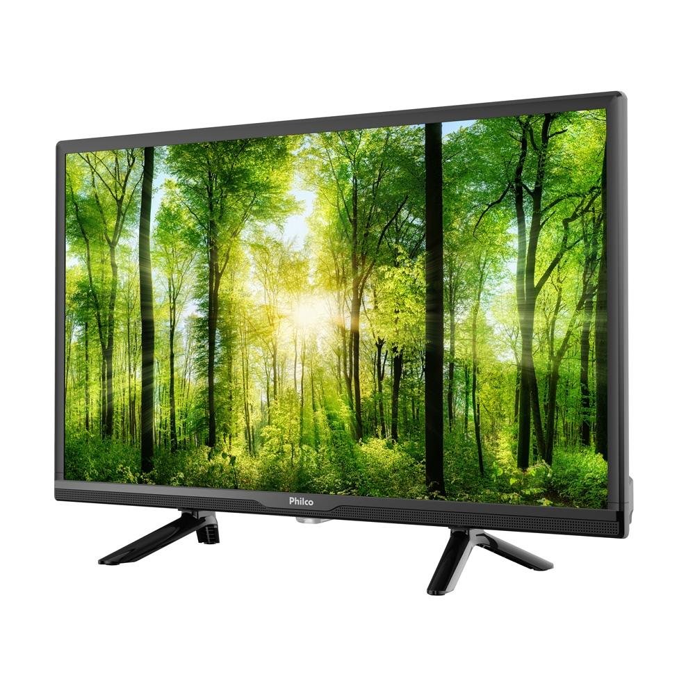 TV Philco 24 Polegadas HD, 2 HDMI, USB, LED, Conversor e Receptor Digital, Preto - PTV24G50DCH TV Philco 24 Polegadas HD, 2 HDMI, USB, LED, Conversor e Receptor Digital, Preto - PTV24G50DCH