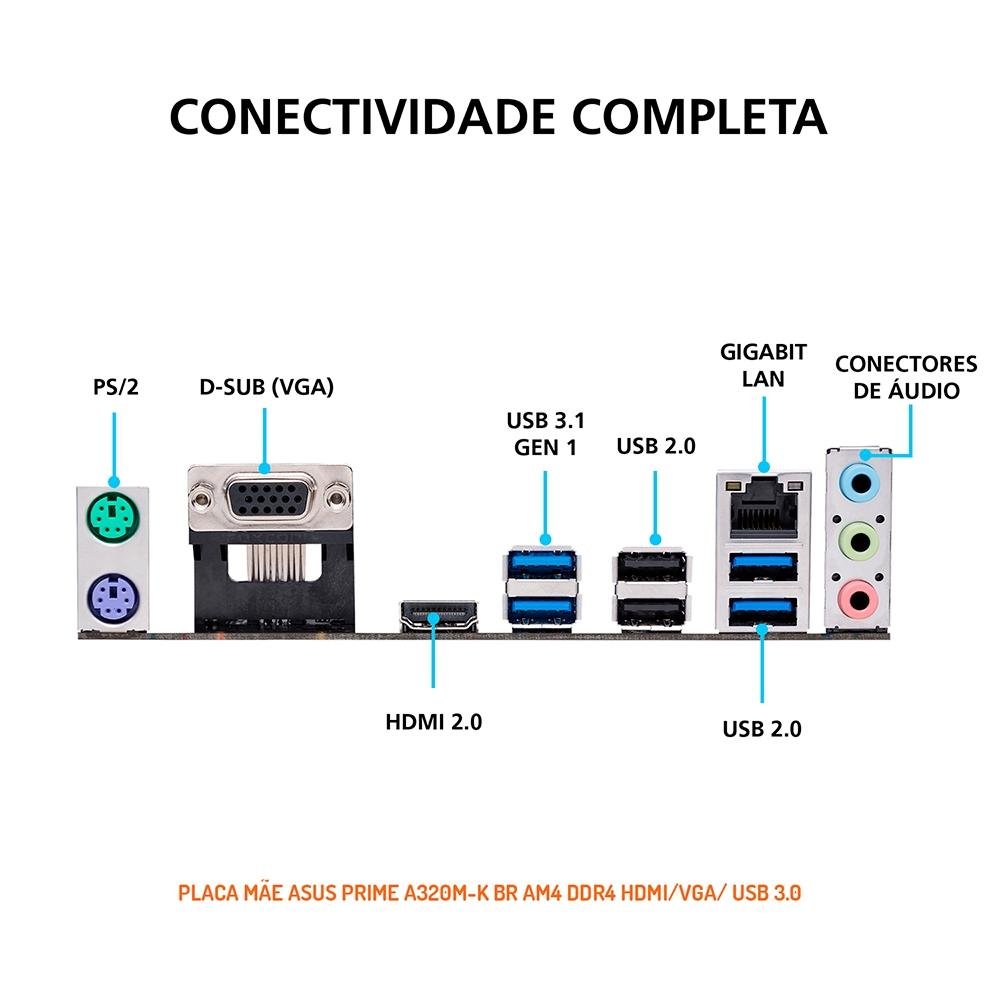 Computador OnPress Home AMD Atlhon 3000G, 8GB DDR4, SSD 240GB, Linux, Preto - ONH3000G08S24 Computador OnPress Home AMD Atlhon 3000G, 8GB DDR4, SSD 240GB, Linux, Preto - ONH3000G08S24