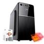 Computador OnPress Home AMD Atlhon 3000G, 8GB DDR4, SSD 240GB, Linux, Preto - ONH3000G08S24