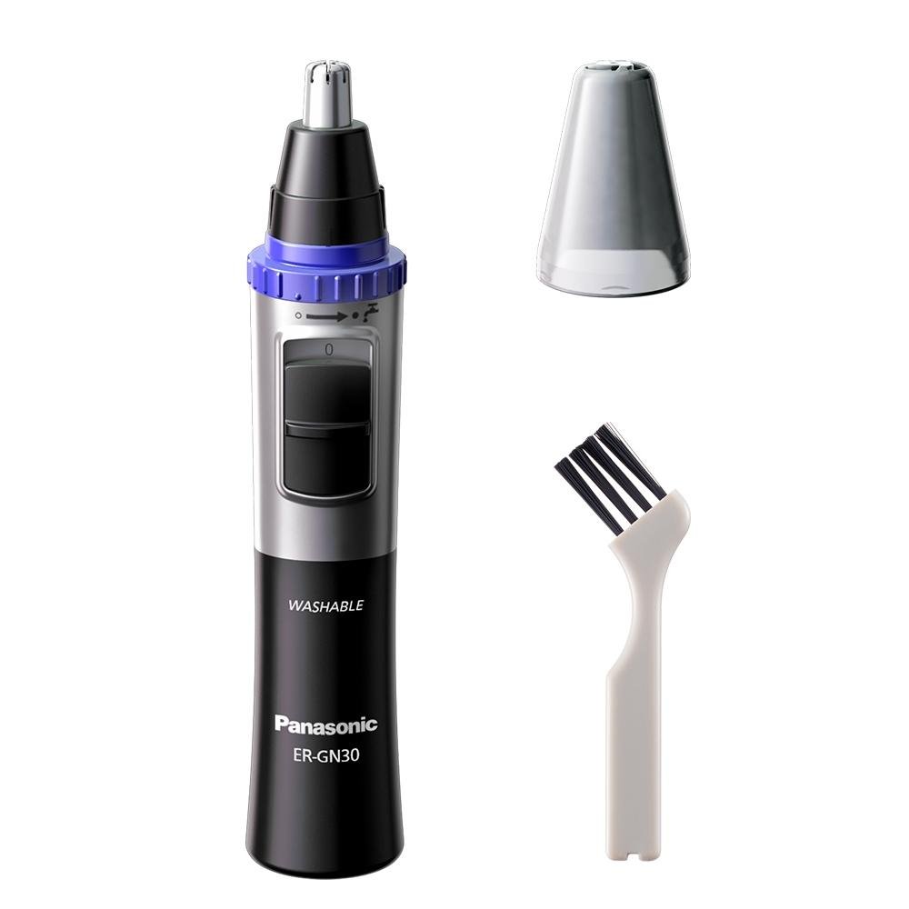 Aparador de Pelos Faciais Panasonic, Pilhas AAA, Preto e Prata - ER-GN30 K572 Aparador de Pelos Faciais Panasonic, Pilhas AAA, Preto e Prata - ER-GN30 K572