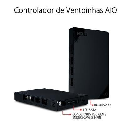Water Cooler Asus Rog Ryujin II 360, ARGB, 360mm, AMD/Intel, para