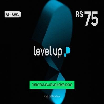 Gift Card LevelUp Créditos: 75 Reais - Código Digital