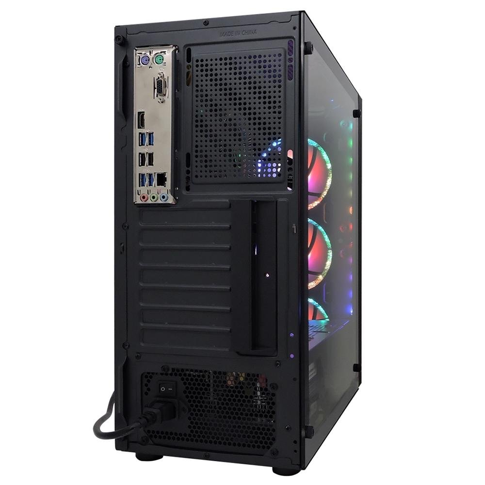 PC Gamer Concórdia AMD Ryzen 3-3200G, RGB, 8GB DDR4, SSD 240GB, Linux, Preto - 31723