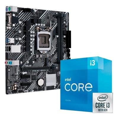 Kit Processador Intel Core i3-10105F, Cache 6MB, 3.7GHz (4.4GHz