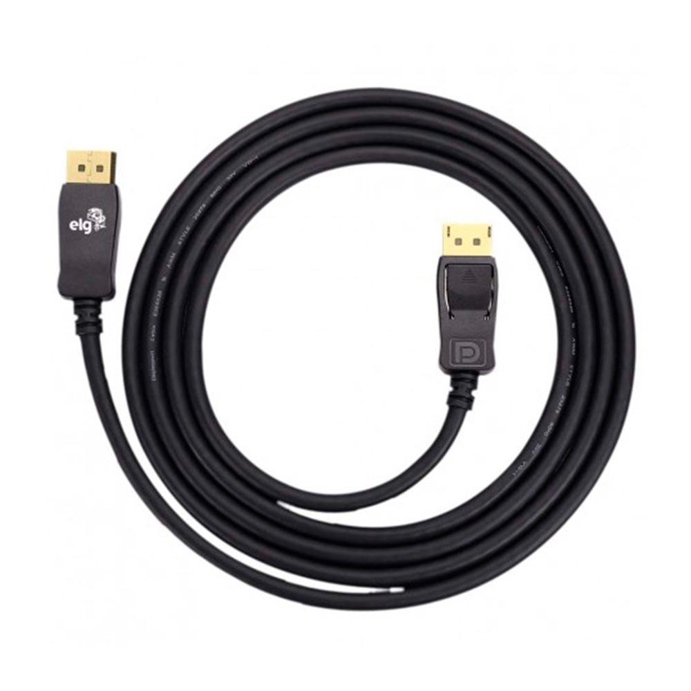 Cabo DisplayPort 1.4 8K Ultra HD ELG, 2 Metros - DP1420 Cabo DisplayPort 1.4 8K Ultra HD ELG, 2 Metros - DP1420