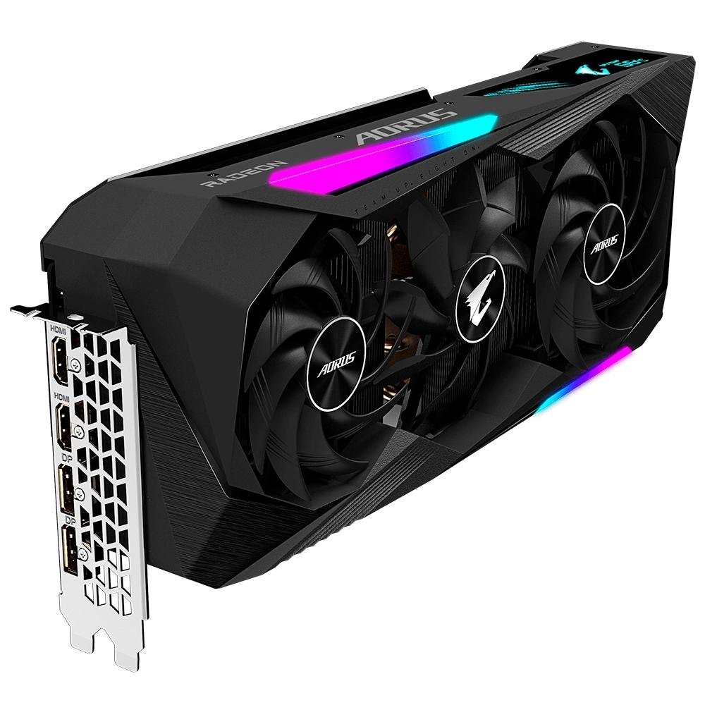 Placa de Vídeo Gigabyte Aorus AMD Radeon | KaBuM!