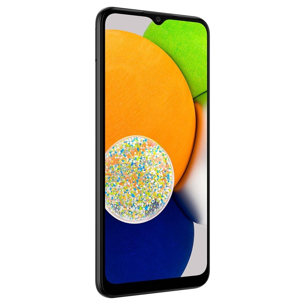 Smartphone Samsung Galaxy A03, 4GB RAM, Octa Core, Câmera Dupla 48MP, Tela Infinita 6.5, Preto - SM-A035MZKSZTO