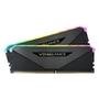 Memória RAM Corsair Vengeance RT, RGB, 16GB (2x8GB), 4000MHz, DDR4, CL18, Preto - CMN16GX4M2Z4000C18