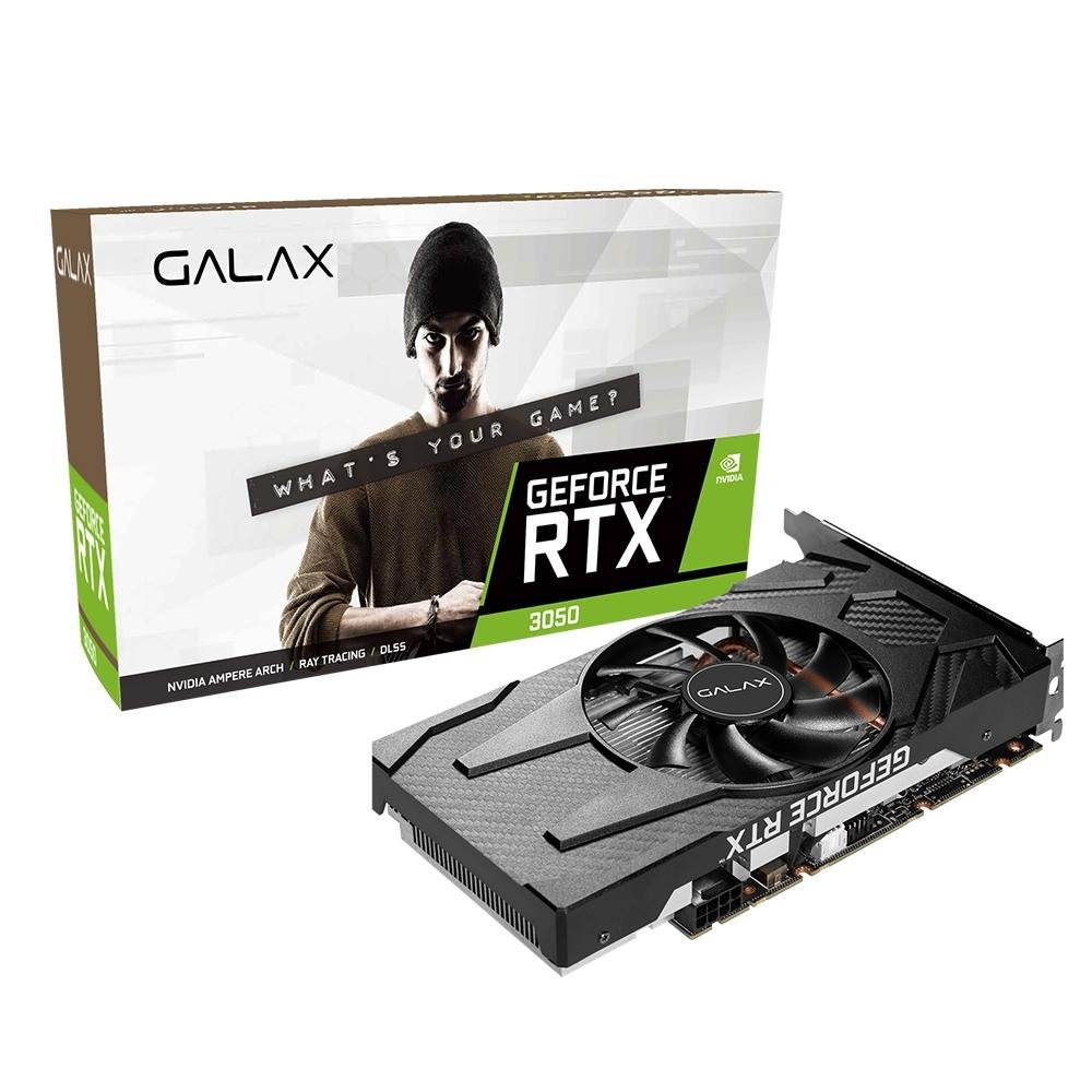 Placa de Vídeo Galax RTX 3050 1-Click OC | KaBuM!