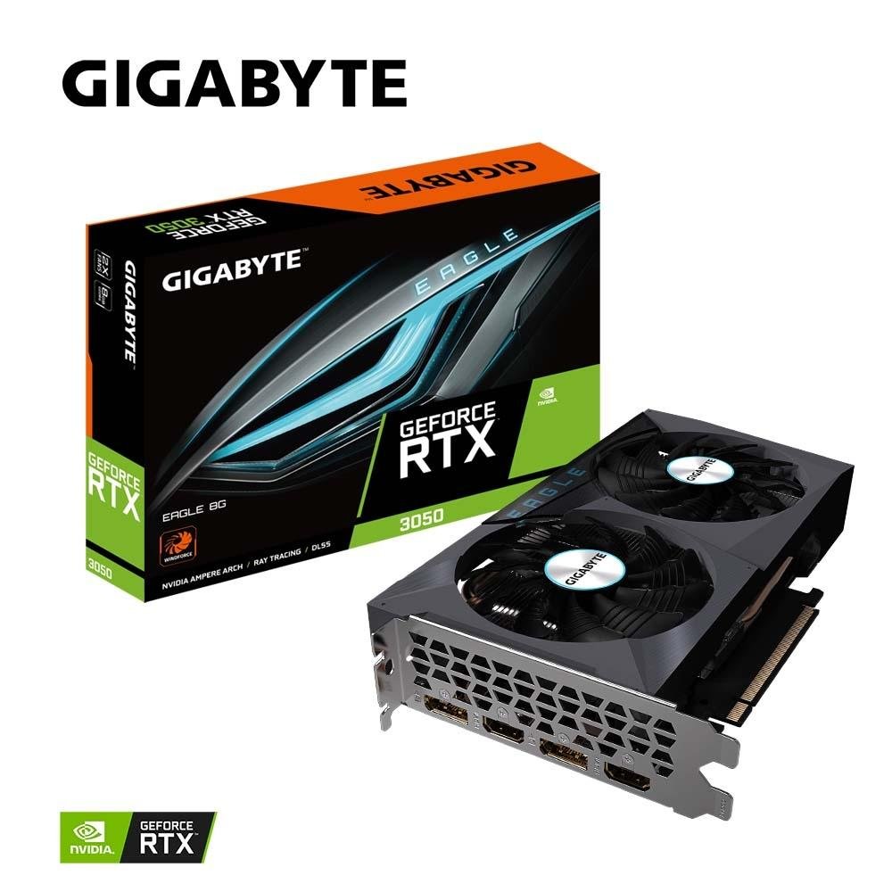 グラフィックボード・グラボ・ビデオカード GIGABYTE EAGLE RTX 3050 8GB Placa de Vídeo Galax RTX 3050 Eagle 8G | KaBuM!