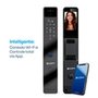 Fechadura Digital KABUM! smart Security, Com maçaneta, Reconhecimento Facial, Biometria, Controle via app, Preto - KSFD700PT