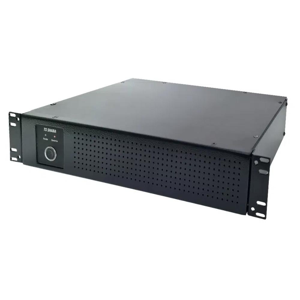 Nobreak TS Shara UPS Rack 2U 1200VA, Senoidal, 2 Baterias, 24V, 8 Tomadas, Bivolt - 6948 Nobreak TS Shara UPS Rack 2U 1200VA, Senoidal, 2 Baterias, 24V, 8 Tomadas, Bivolt - 6948