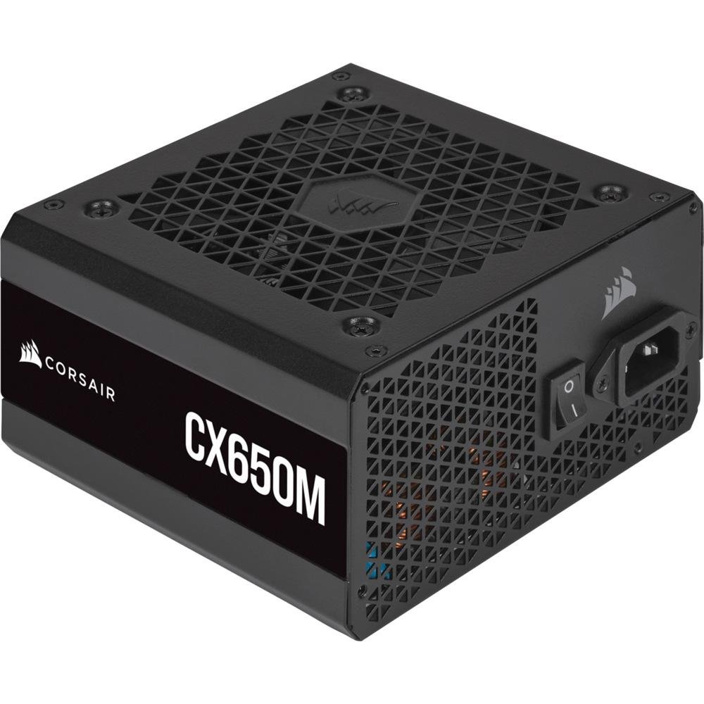 Fonte Corsair CX650M, 650W, 80 Plus Bronze, Semi Modular, Preto - CP-9020221-NA