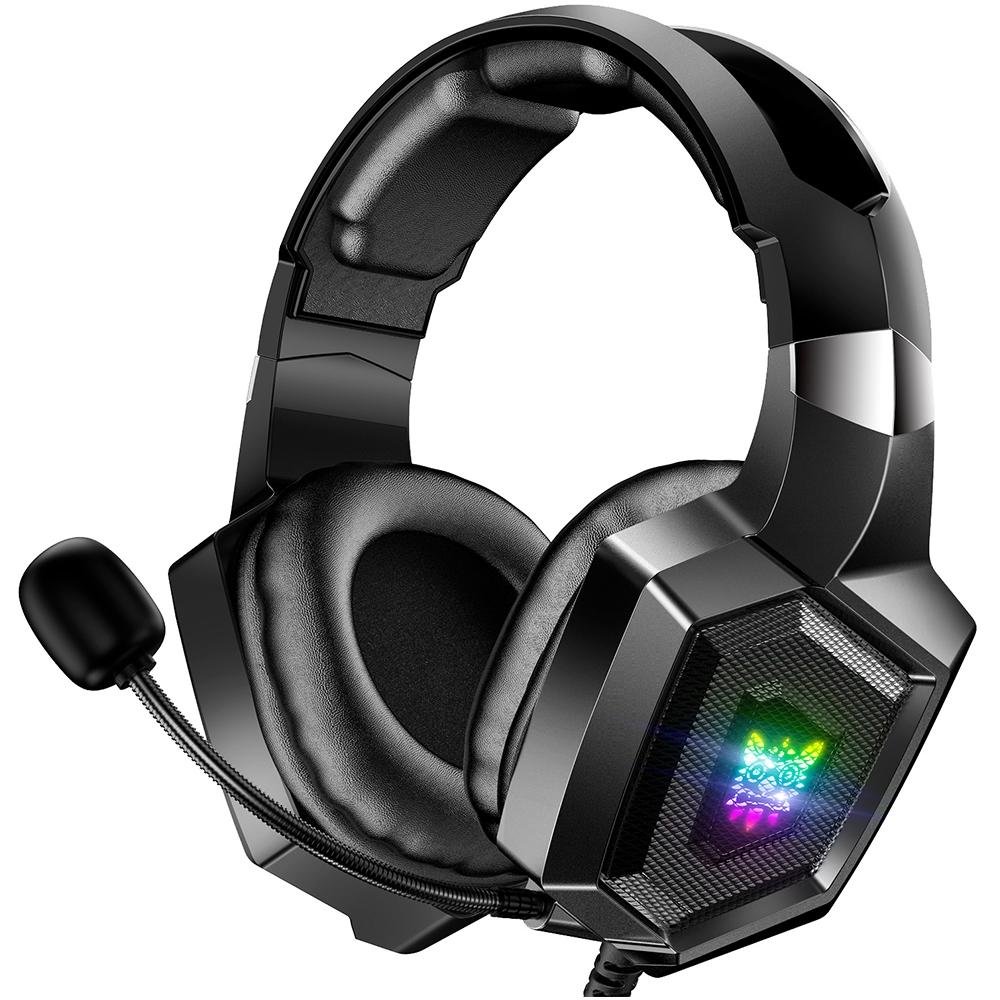 Headset Gamer Onikuma K8 LED | KaBuM!