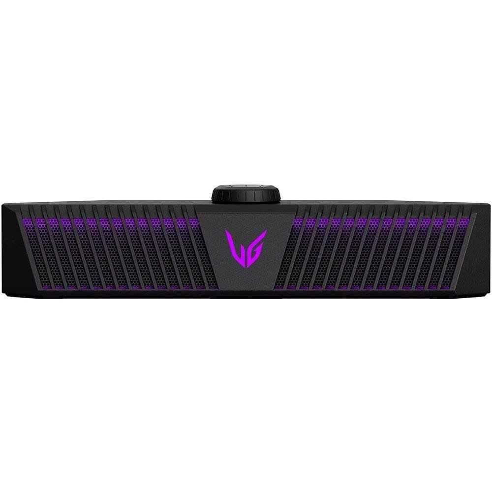 Caixa de Som Gamer LG UltraGear 20W, Surround Virtual 7.1, DTS Headphone:X, Som 3D, Iluminação RGB e Clear Voice Chat - GP9