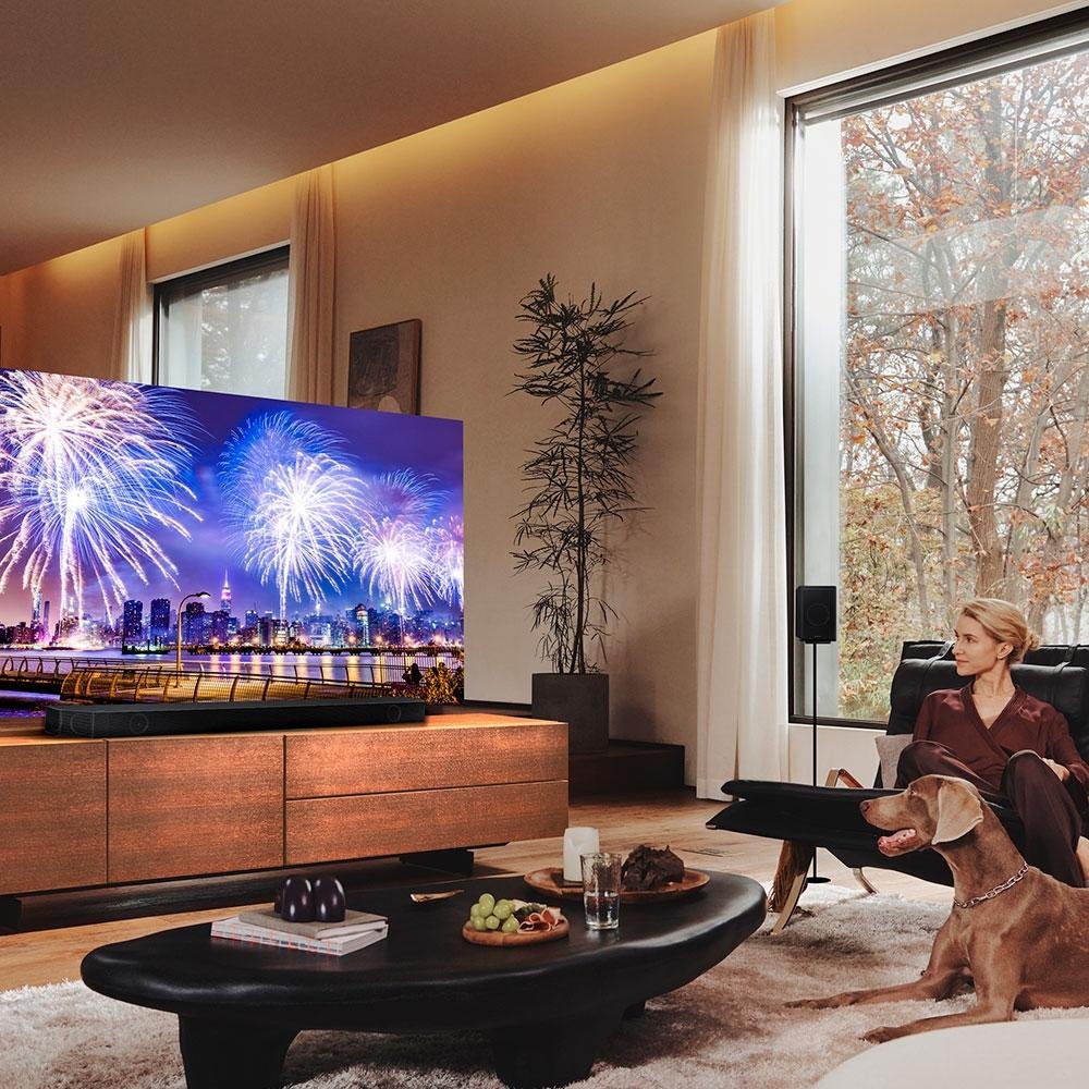 Soundbar Samsung HW-Q990B, 11.1.4 Canais, Wi-Fi, Bluetooth, Dolby Atmos, Acoustic Beam, Alexa- HW-Q990B/ZD Soundbar Samsung HW-Q990B, 11.1.4 Canais, Wi-Fi, Bluetooth, Dolby Atmos, Acoustic Beam, Alexa- HW-Q990B/ZD