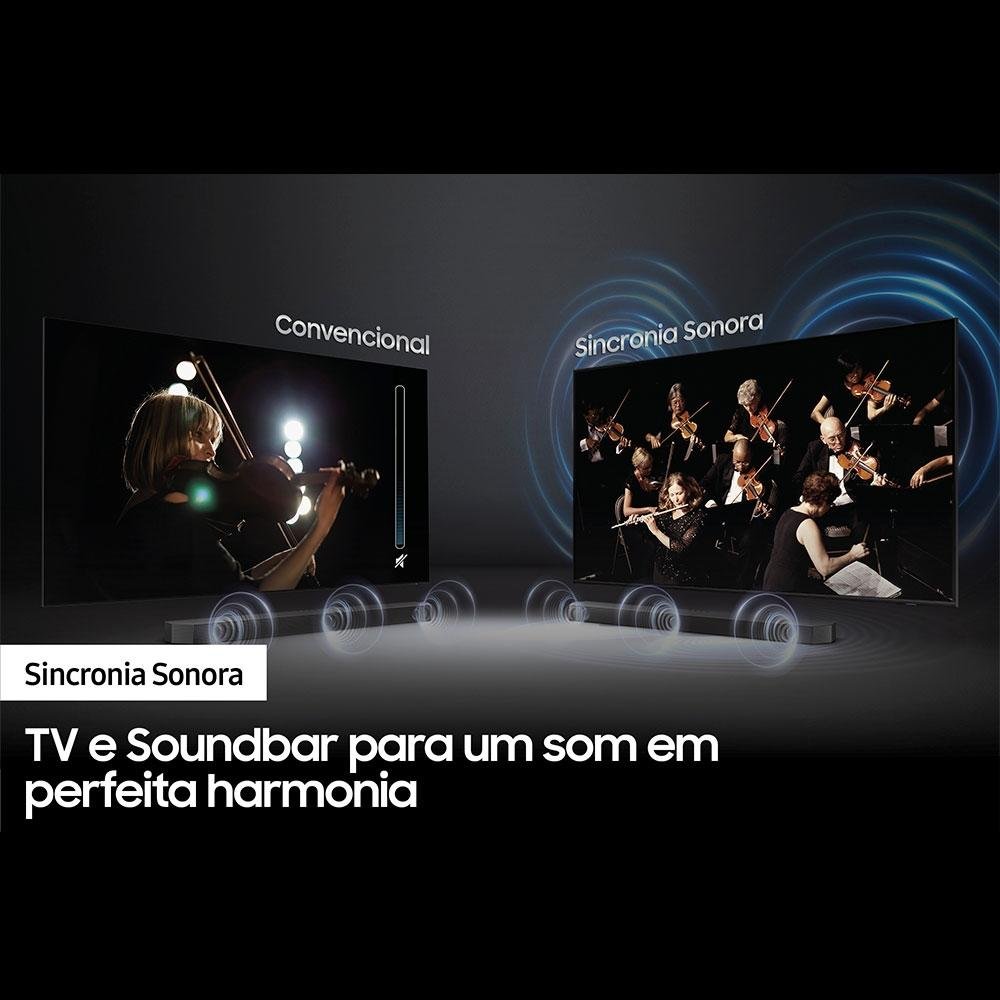 Soundbar Samsung HW-Q990B, 11.1.4 Canais, Wi-Fi, Bluetooth, Dolby Atmos, Acoustic Beam, Alexa- HW-Q990B/ZD Soundbar Samsung HW-Q990B, 11.1.4 Canais, Wi-Fi, Bluetooth, Dolby Atmos, Acoustic Beam, Alexa- HW-Q990B/ZD