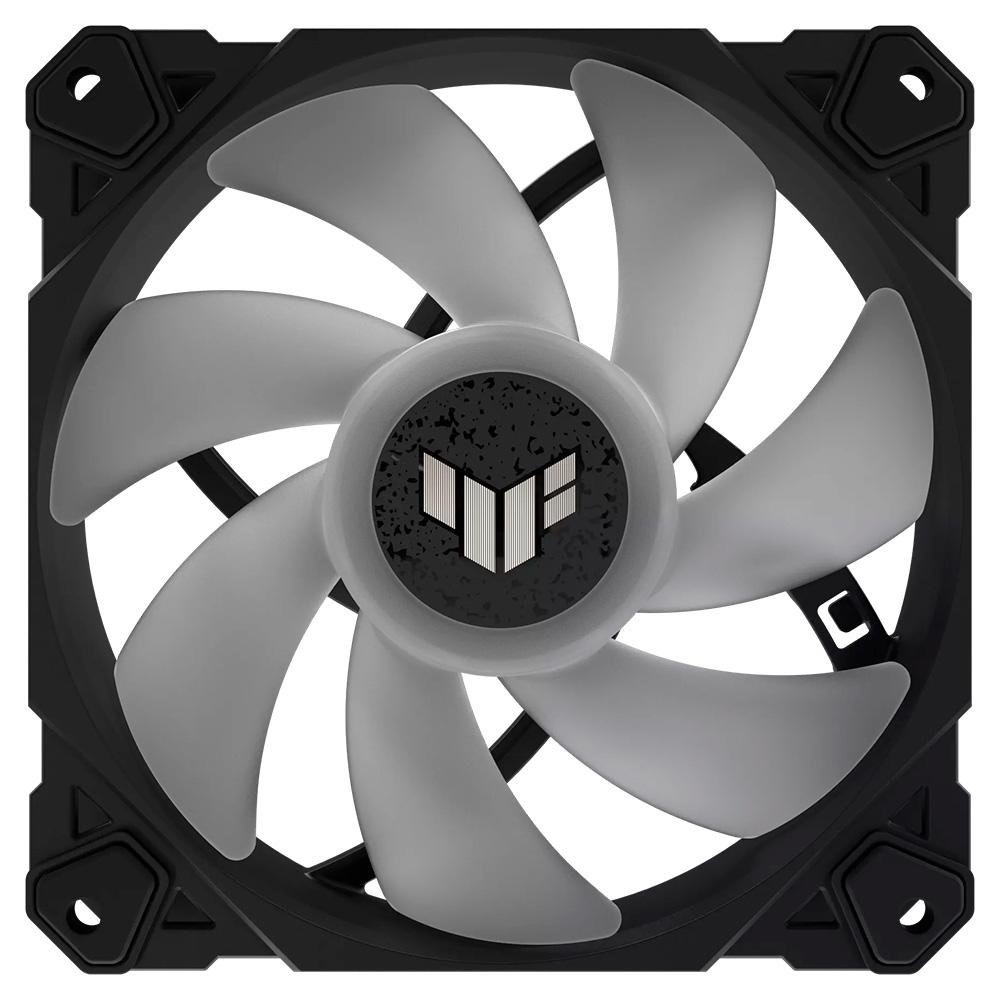 Kit com 3 Ventoinhas ASUS TUF Gaming TF120, 120mm, Led ARGB, Preto - 90DA0030-B00030