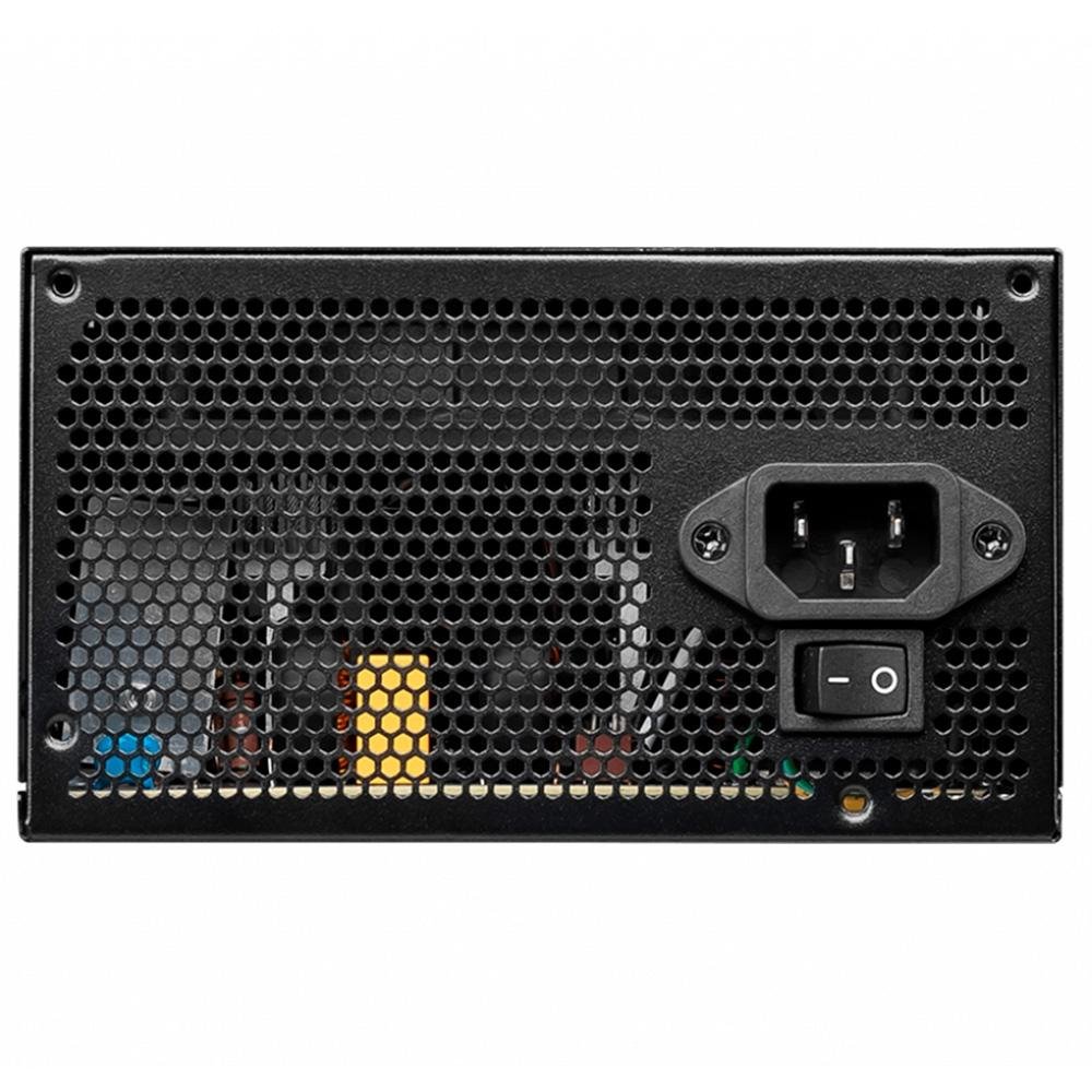 Fonte MSI MAG A500DN, 500W, 80 Plus White, PFC ativo, Com Cabo, Preto - 306-7ZP6A22-809