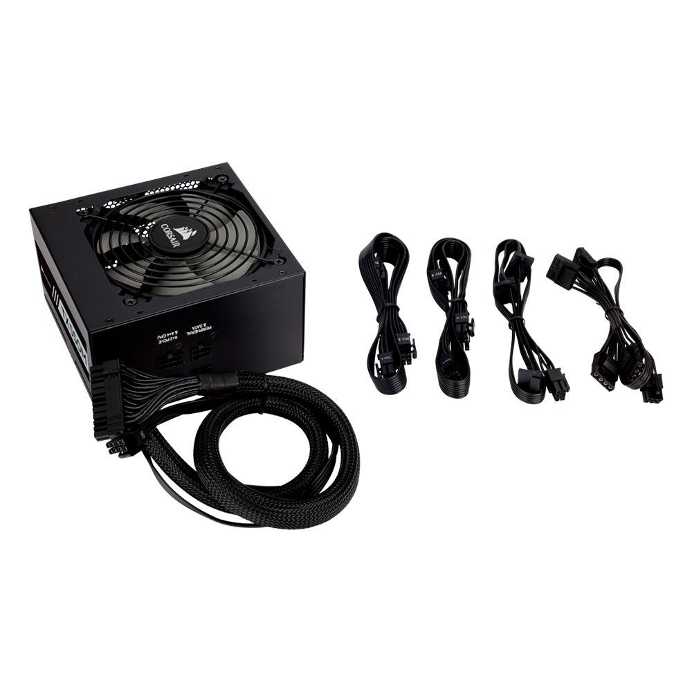Fonte Corsair TX550M, 550W, 80 Plus Gold, Semi Modular, Sem Cabo, Preto - CP-9020133-WW Fonte Corsair TX550M, 550W, 80 Plus Gold, Semi Modular, Sem Cabo, Preto - CP-9020133-WW