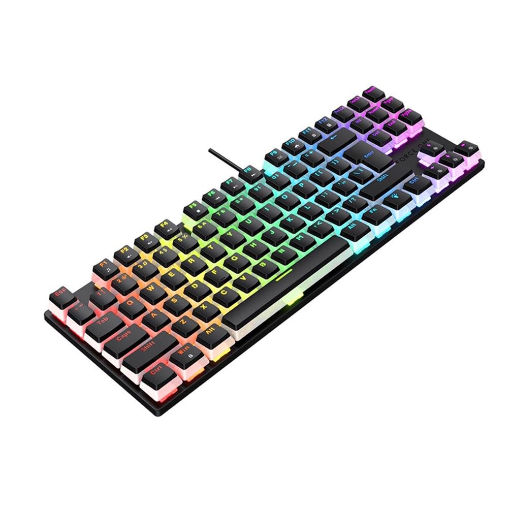Teclado Mecânico Gamer Force One Keyboard Avro Pro, RGB, Switch Outemu Red, USB, Preto Teclado Mecânico Gamer Force One Keyboard Avro Pro, RGB, Switch Outemu Red, USB, Preto