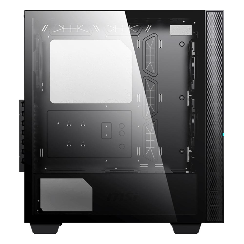 Gabinete Gamer MSI MPG Sekira, 4 Fans ARGB, Vidro Frontal e Lateral Temperado, Preto - 100R Gabinete Gamer MSI MPG Sekira, 4 Fans ARGB, Vidro Frontal e Lateral Temperado, Preto - 100R