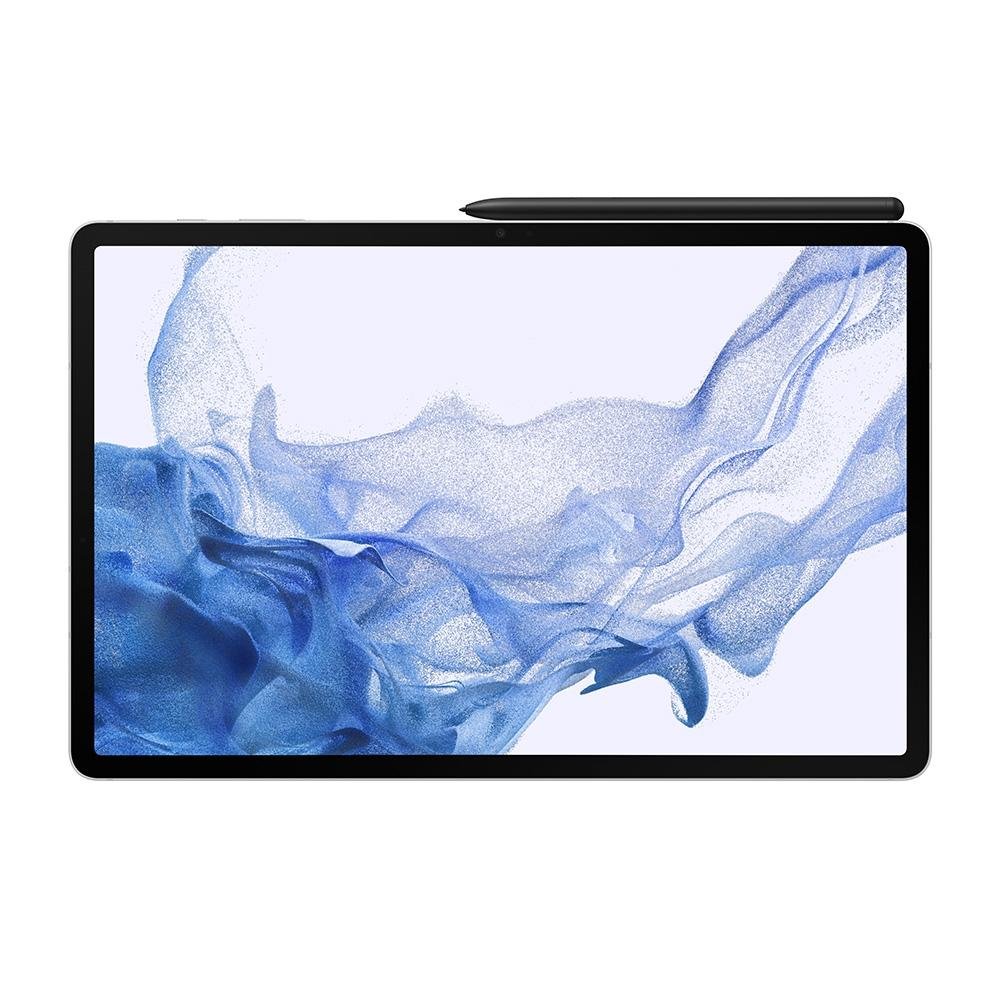 Samsung Galaxy Tab S8 +, 256GB, 8GB RAM, Tela de 12.4, Prata - SM-X806BZSUZTO