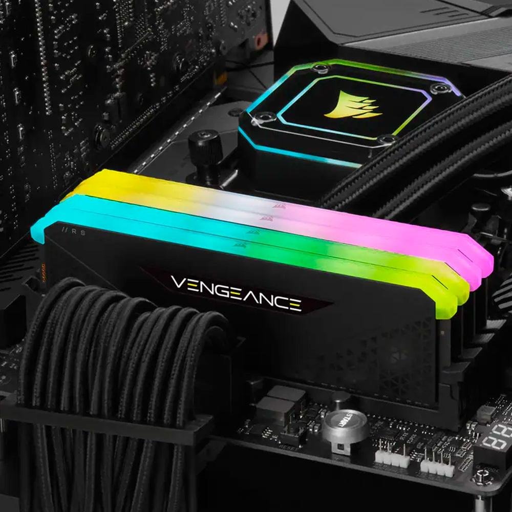 ら*と様 Corsair Vengeance RGB RS DDR4-16GB CORSAIR Memória de desktop VENGEANCE RGB RS 16 GB (2 x 8 GB) DDR4
