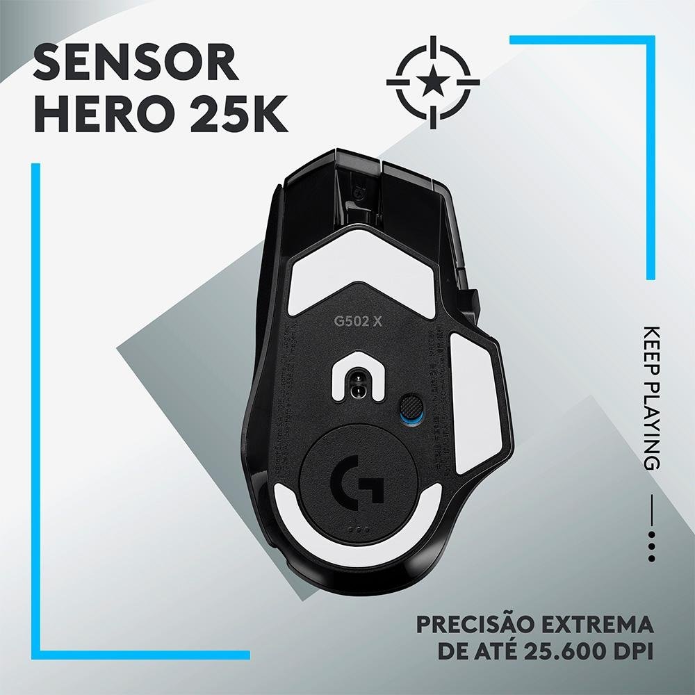 Mouse Gamer Sem Fio G502 X Lightspeed | KaBuM!