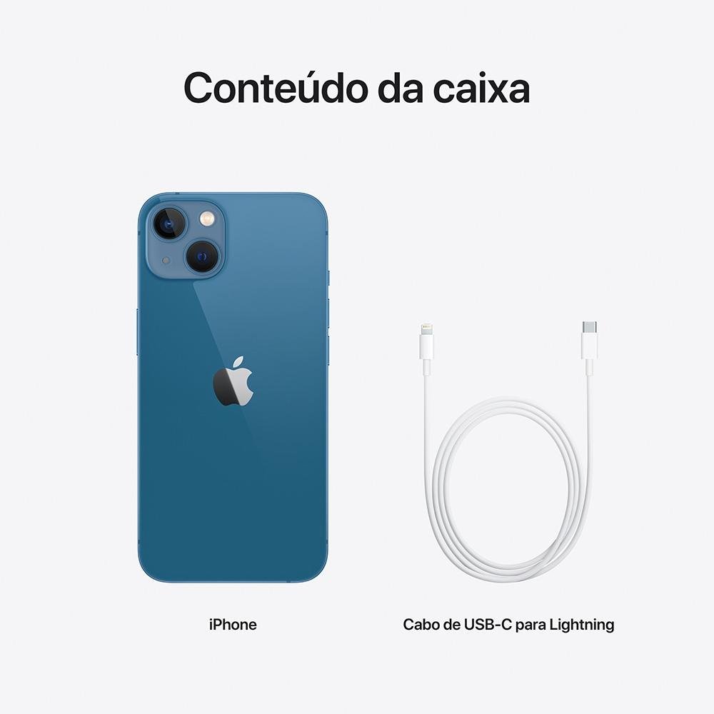 Iphone 13 256GB Azul | KaBuM!