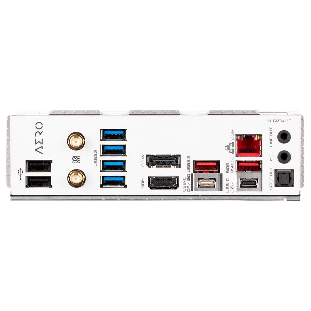 Placa-Mãe Gigabyte Z790 Aero G Rev 1.0, Intel LGA1700, ATX, DDR5, Wi-Fi, Bluetooth, Branco - Z790 AERO G