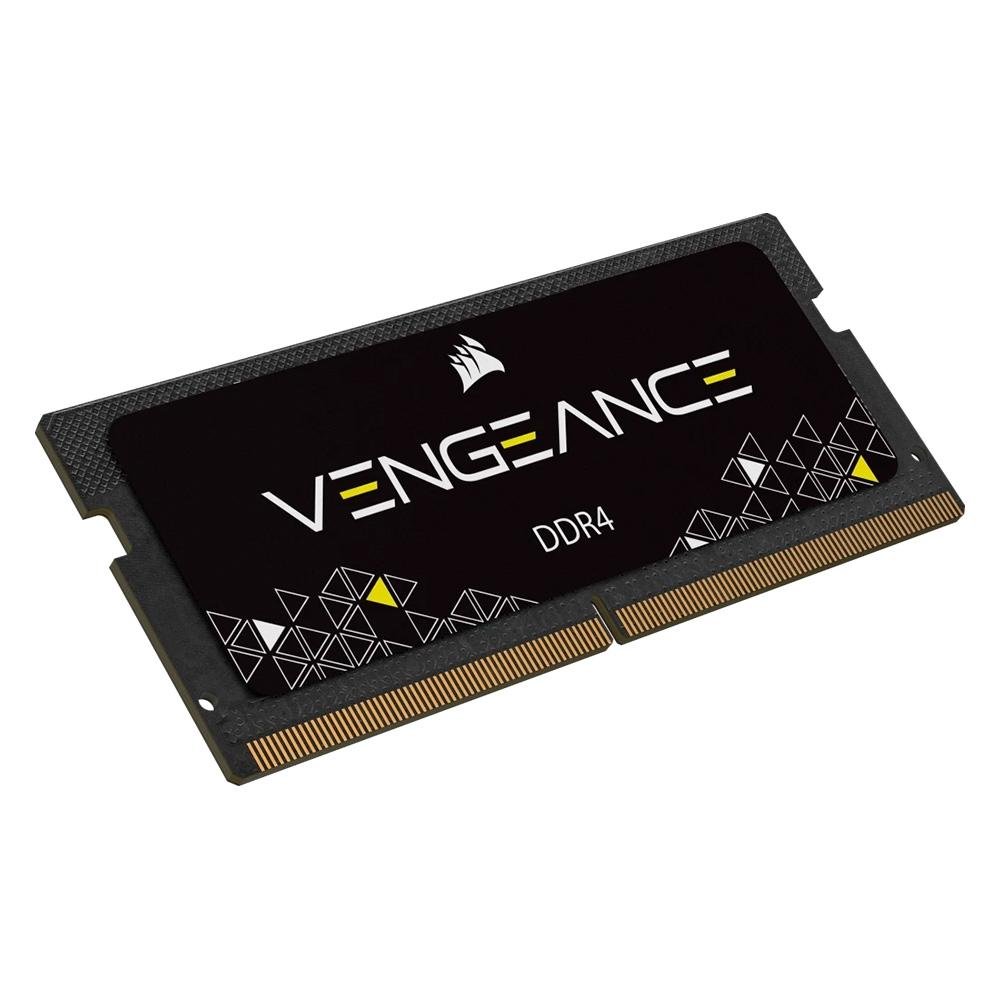 Memória RAM para Notebook Corsair Vengeance Series, 16GB, 3200MHz, DDR4, CL22, Preto - CMSX16GX4M1A3200C22