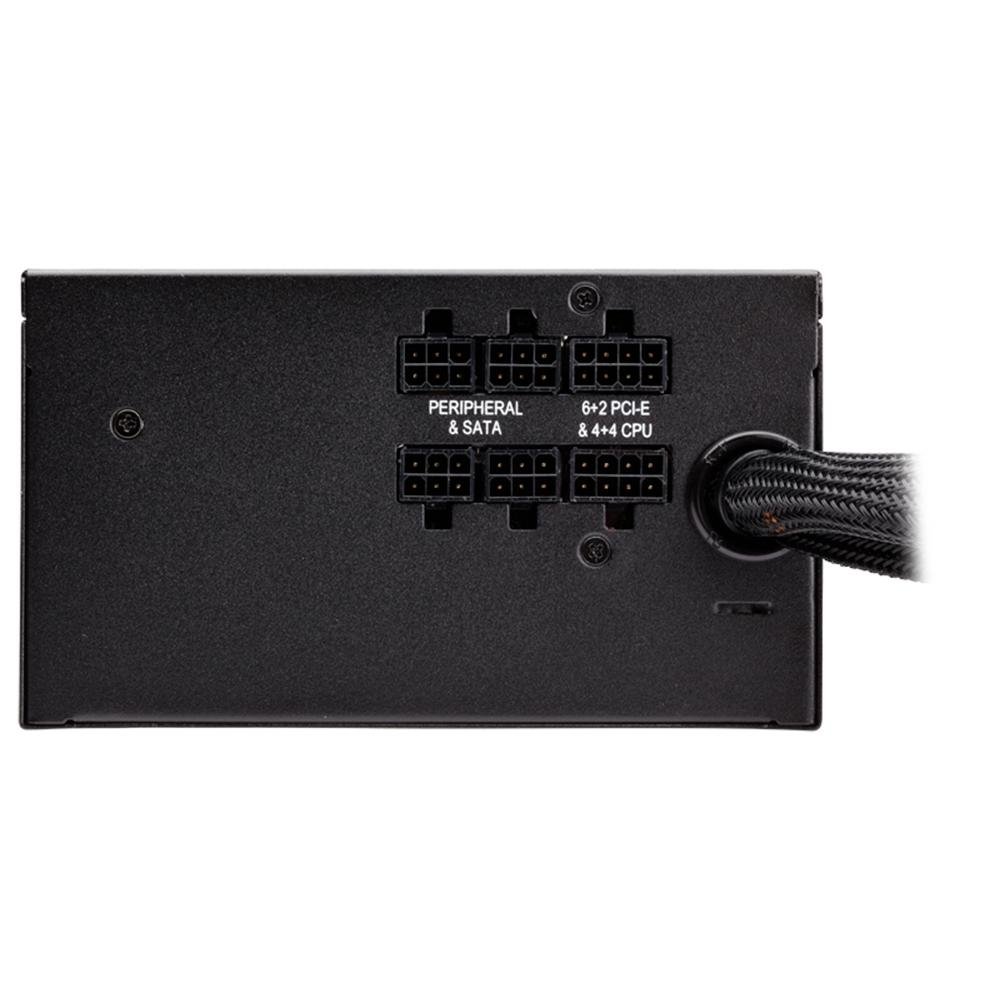 Fonte Corsair CX750M, 750W, 80 Plus Bronze, Semi Modular, PFC Ativo, Sem Cabo, Preto - CP-9020061 Fonte Corsair CX750M, 750W, 80 Plus Bronze, Semi Modular, PFC Ativo, Sem Cabo, Preto - CP-9020061
