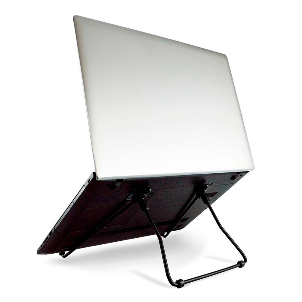 Suporte para Notebook Reliza Steel, Múltiplas Opções de Inclinação, Preto - 9616