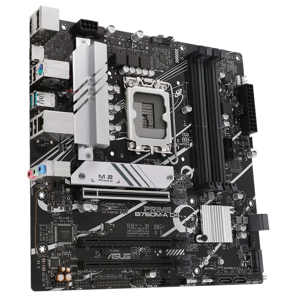 Placa Mãe Asus Prime Intel LGA 1700, DDR4 | KaBuM!