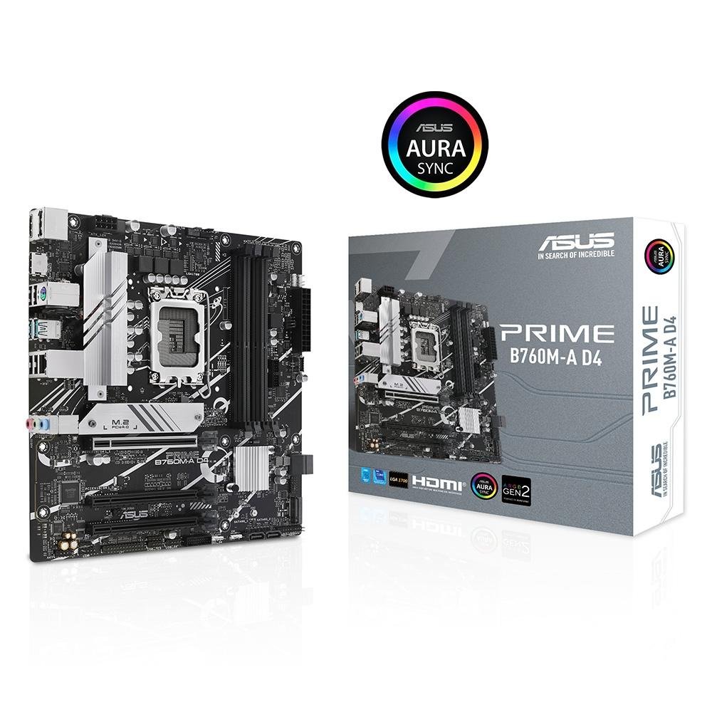 Placa Mãe Asus Prime Intel LGA 1700, DDR4 | KaBuM!