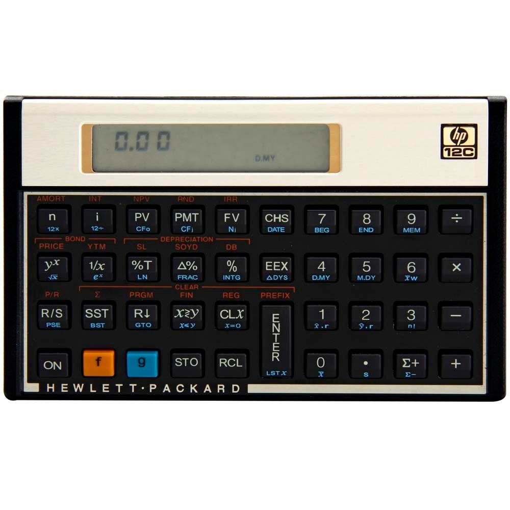 Calculadora Financeira HP12C Gold, 120 Funções, Visor LCD, RPN e ALG Calculadora Financeira HP12C Gold, 120 Funções, Visor LCD, RPN e ALG