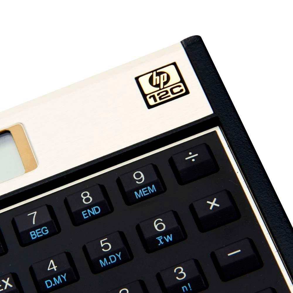 Calculadora Financeira HP12C Gold, 120 Funções, Visor LCD, RPN e ALG Calculadora Financeira HP12C Gold, 120 Funções, Visor LCD, RPN e ALG