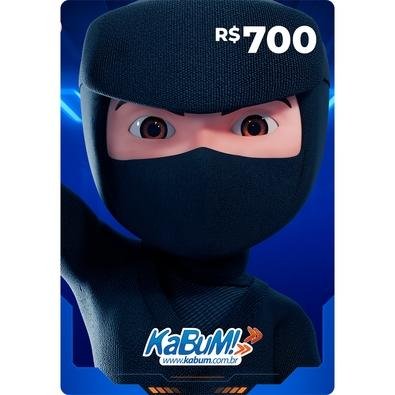 Gift Card KaBuM: 700 Reais - Código Digital