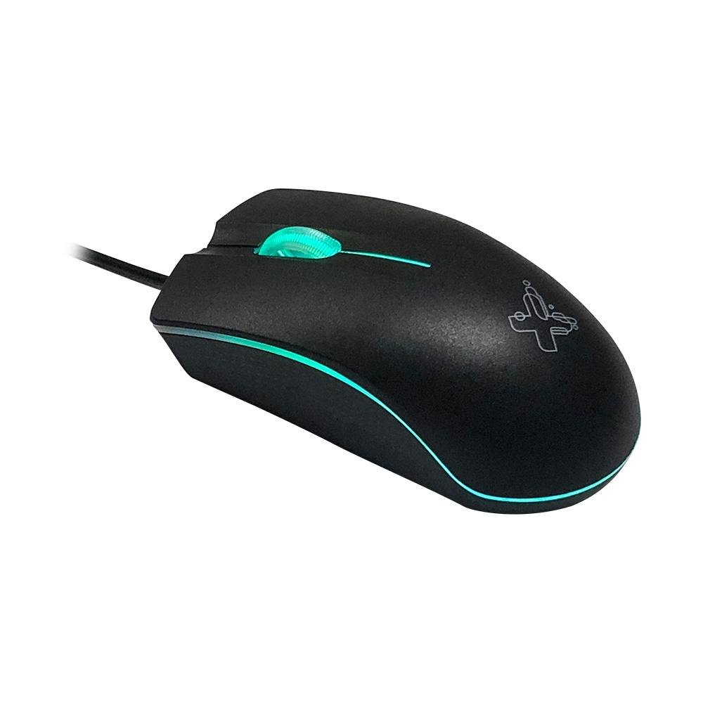 Mouse Maxprint Ergon, LED, 1200DPI, 3 Botões, USB, Preto - 60000138