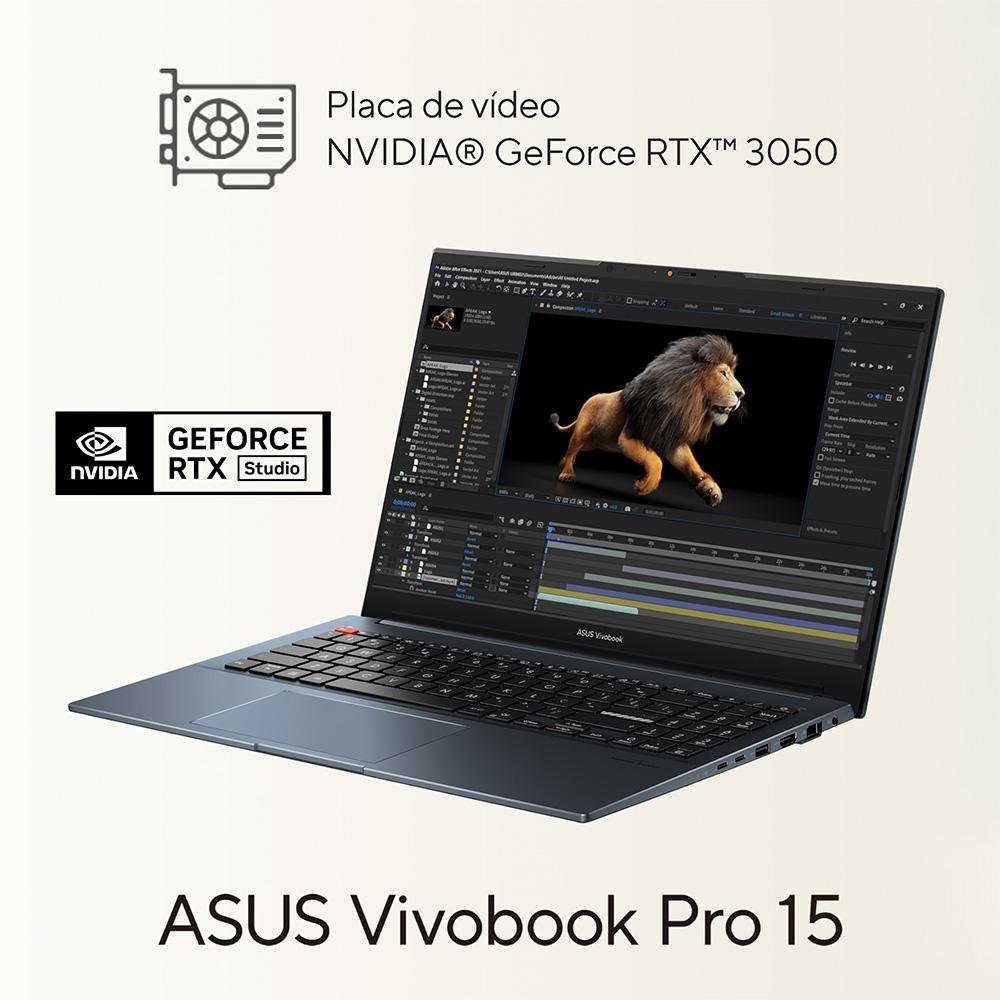 Notebook Gamer ASUS Pro 15 | KaBuM!