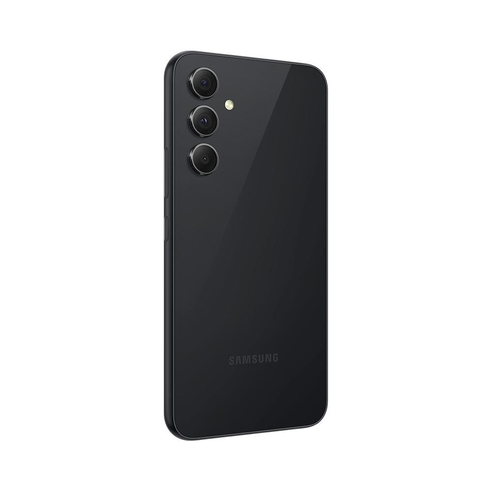 Smartphone Samsung Galaxy A54, 5G, 256GB, 8GB RAM, Octa Core, Câmera Tripla de 50MP, Tela Infinita de 6.4, Preto - SM-A546EZKMZTO Smartphone Samsung Galaxy A54, 5G, 256GB, 8GB RAM, Octa Core, Câmera Tripla de 50MP, Tela Infinita de 6.4, Preto - SM-A546EZKMZTO