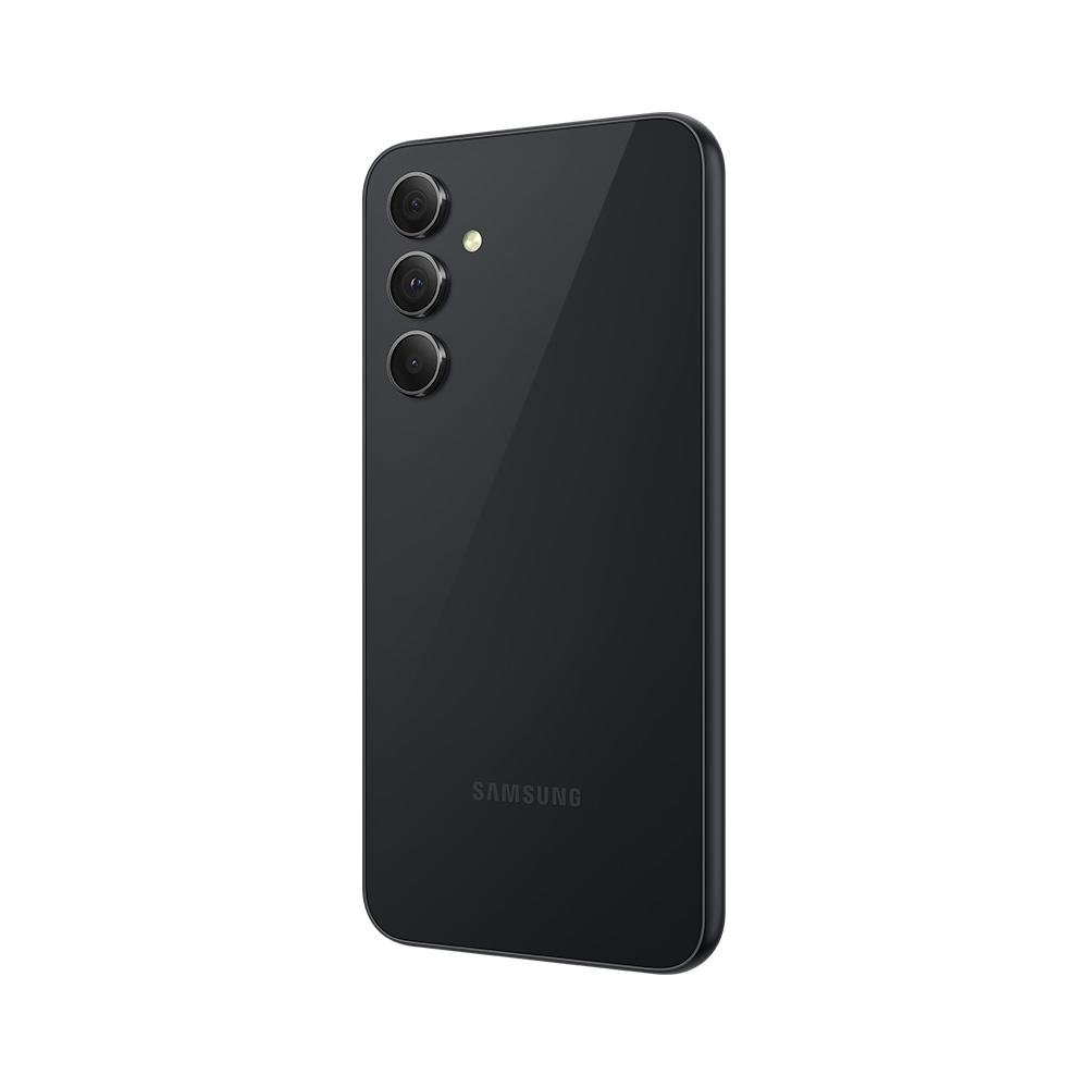Smartphone Samsung Galaxy A54, 5G, 256GB, 8GB RAM, Octa Core, Câmera Tripla de 50MP, Tela Infinita de 6.4, Preto - SM-A546EZKMZTO Smartphone Samsung Galaxy A54, 5G, 256GB, 8GB RAM, Octa Core, Câmera Tripla de 50MP, Tela Infinita de 6.4, Preto - SM-A546EZKMZTO
