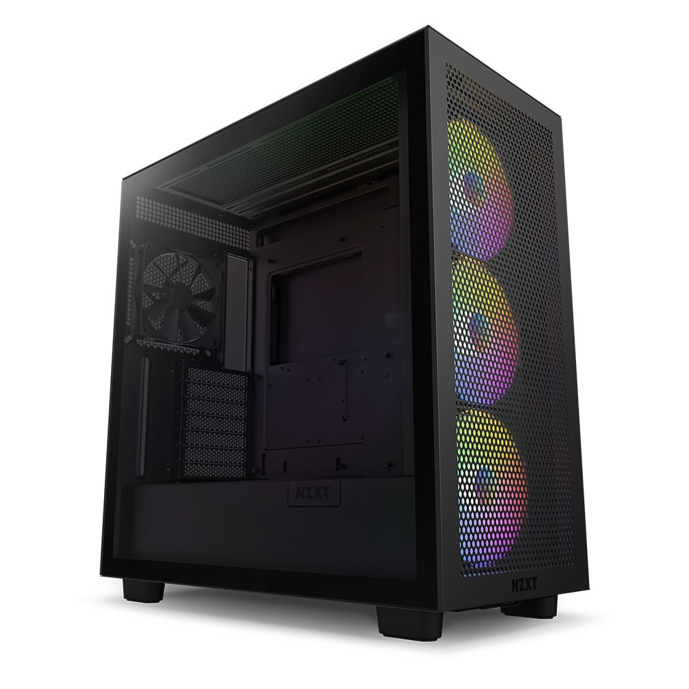 Gabinete NZXT H7 Flow RGB, Mid Tower, ATX | KaBuM!