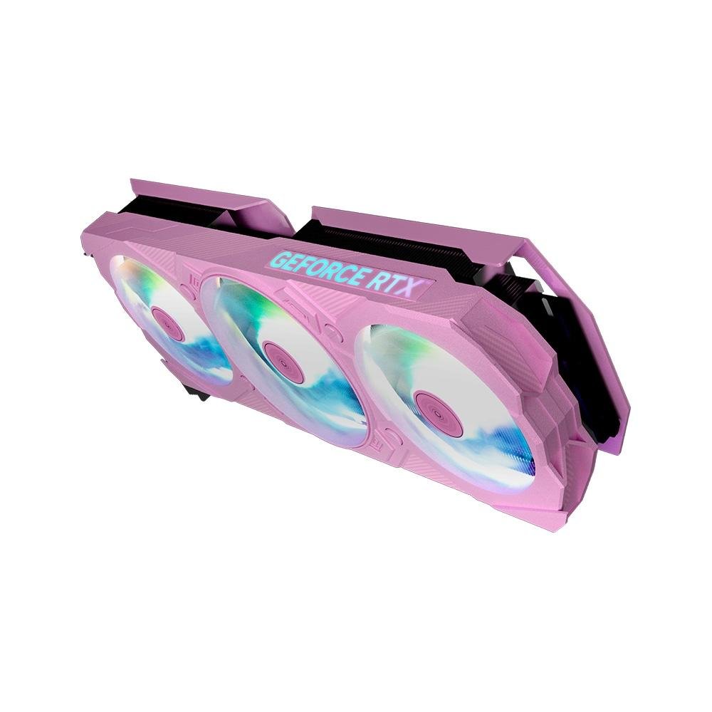 Placa de Vídeo RTX 4070 EX Gamer Pink GALAX NVIDIA GeForce, 12 GB GDDR6X, DLSS, Ray Tracing, Rosa - 47NOM7MD7LPK Placa de Vídeo RTX 4070 EX Gamer Pink GALAX NVIDIA GeForce, 12 GB GDDR6X, DLSS, Ray Tracing, Rosa - 47NOM7MD7LPK