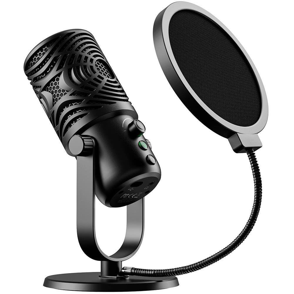 Microfone Condensador OneOdio FM1-T, Cardioide, Preto - FM1-T