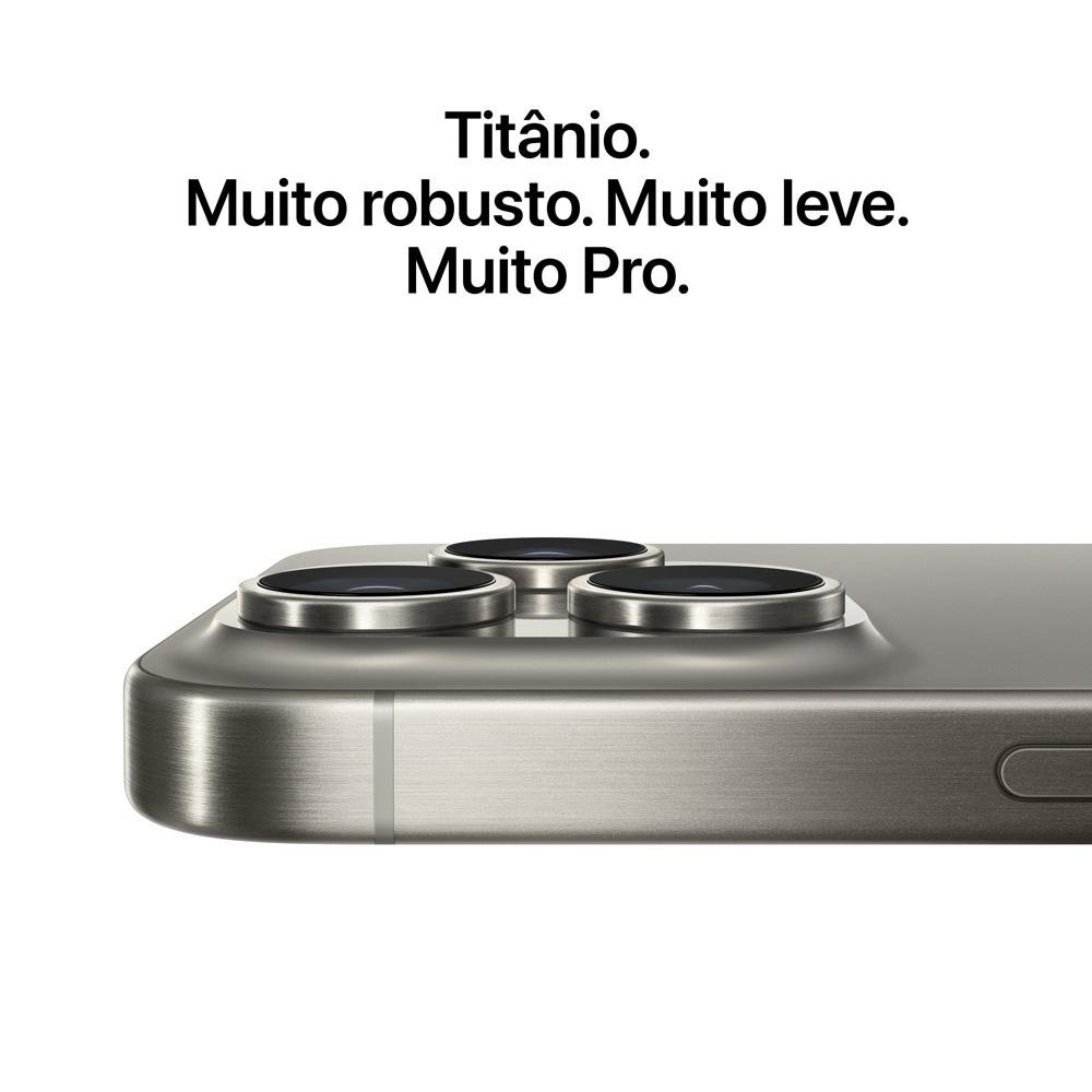 iPhone 15 Pro Apple 512GB Titânio Natural | KaBuM!