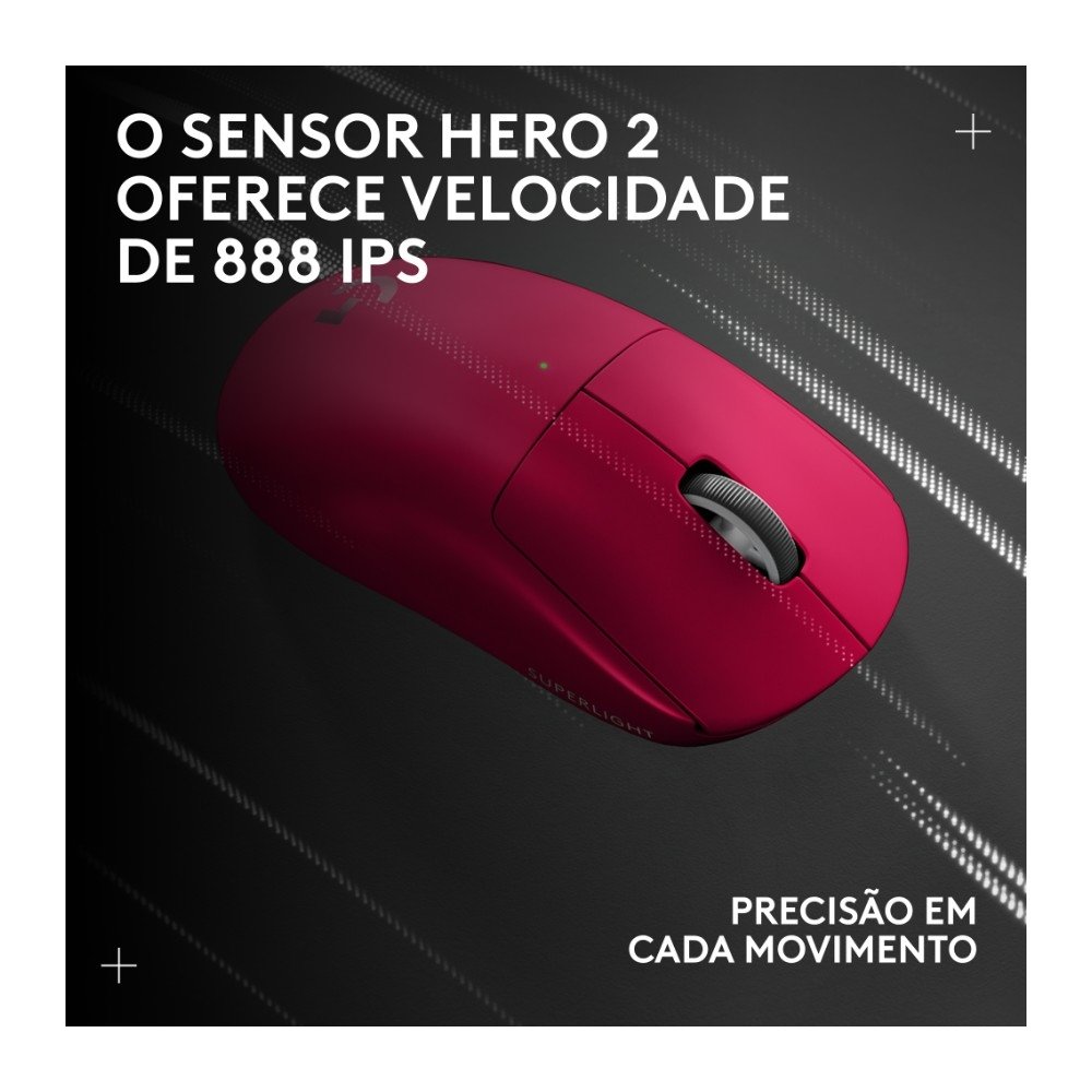 Logitech G Pro X Superlight 2 Rosa | KaBuM!